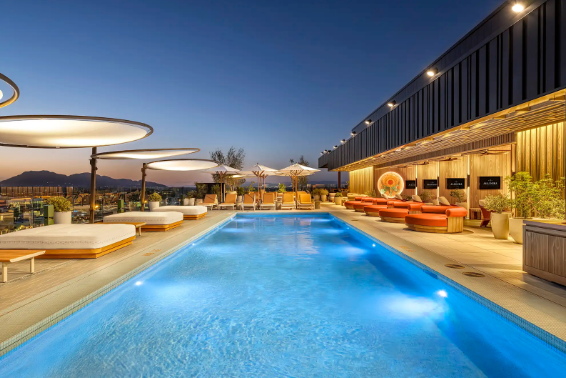 Allegra Scottsdale Pool rooftop